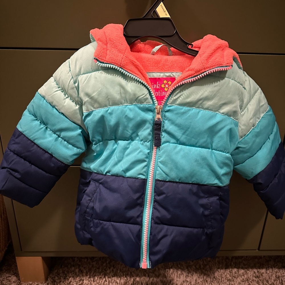Pink Platinum Baby Girls Winter Coat